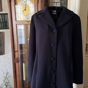 Cabi Casual-Chic Dark Blue Trench Coat
